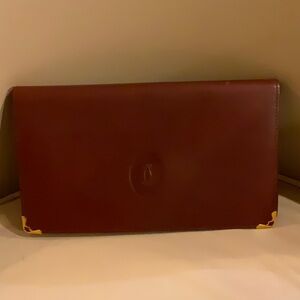 Authentic Cartier vintage leather wallet Paris